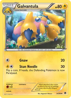Pokémon-Karte Galvantula 034/098