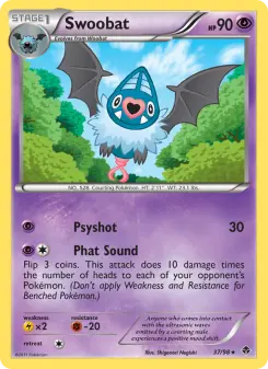 Pokémon-Karte Swoobat 037/098