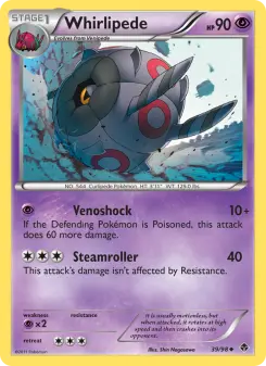 Pokémon-Karte Whirlipede 039/098