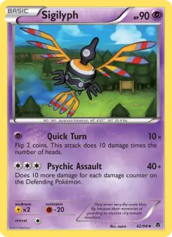 Pokémon-Karte Sigilyph 042/098
