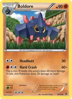 Pokémon-Karte Boldore 052/098