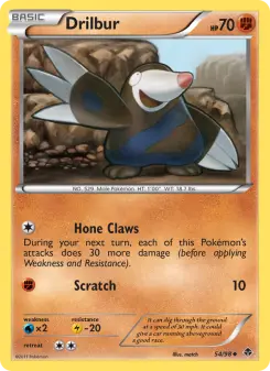 Pokémon-Karte Drilbur 054/098