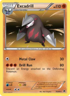 Pokémon-Karte Excadrill 056/098