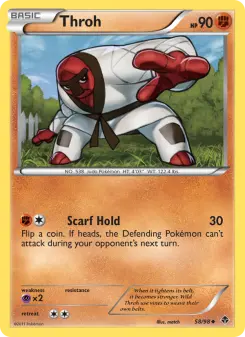 Pokémon-Karte Throh 058/098