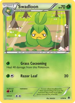 Pokémon-Karte Swadloon 006/098