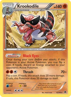 Pokémon-Karte Krookodile 062/098