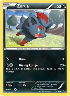 Pokémon-Karte Zorua 066/098