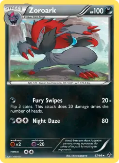 Pokémon-Karte Zoroark 067/098