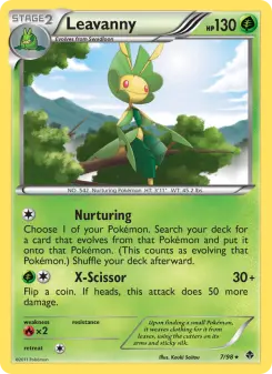Pokémon-Karte Leavanny 007/098