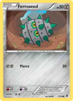 Pokémon-Karte Ferroseed 071/098