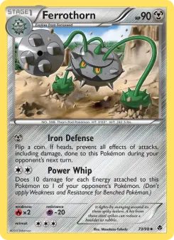 Pokémon-Karte Ferrothorn 073/098