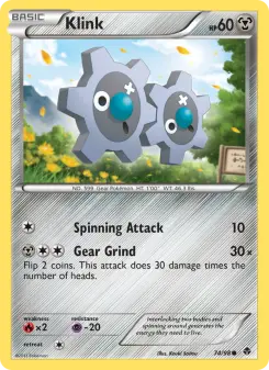 Pokémon-Karte Klink 074/098