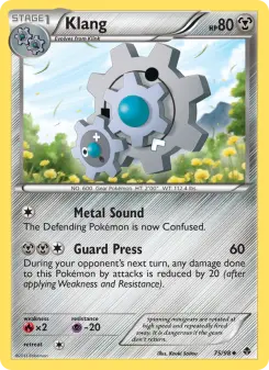 Pokémon-Karte Klang 075/098