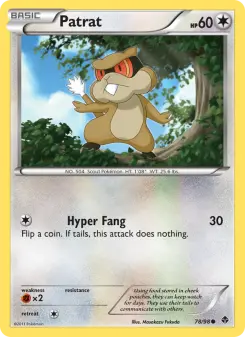 Pokémon-Karte Patrat 078/098