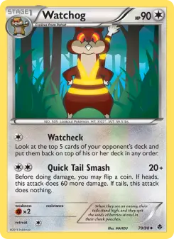 Pokémon-Karte Watchog 079/098