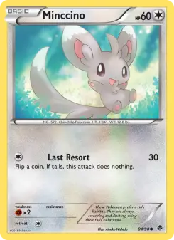 Pokémon-Karte Minccino 084/098