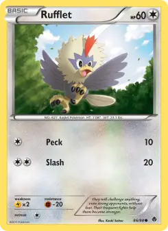 Pokémon-Karte Rufflet 086/098
