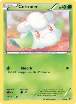 Pokémon-Karte Cottonee 009/098