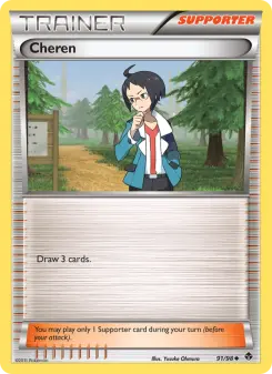 Pokémon-Karte Cheren 091/098