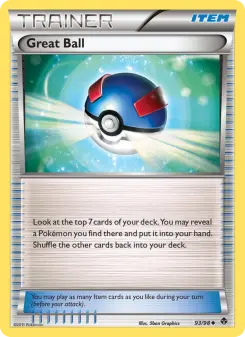 Pokémon-Karte Great Ball 093/098