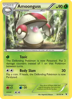 Pokémon-Karte Amoonguss 010/101