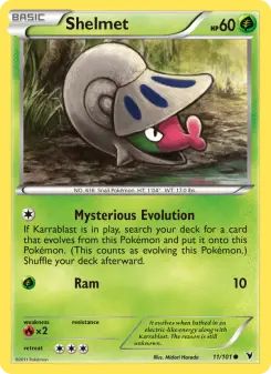 Pokémon-Karte Shelmet 011/101