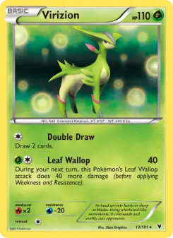 Pokémon-Karte Virizion 013/101