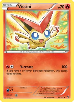 Pokémon-Karte Victini 015/101
