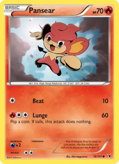 Pokémon-Karte Pansear 016/101