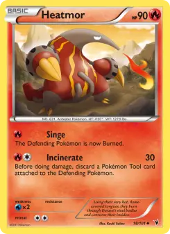 Pokémon-Karte Heatmor 018/101