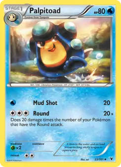 Pokémon-Karte Palpitoad 023/101