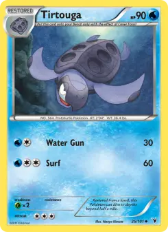 Pokémon-Karte Tirtouga 025/101