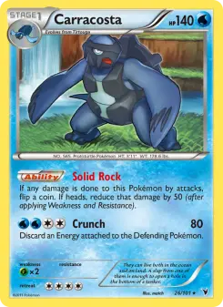 Pokémon-Karte Carracosta 026/101