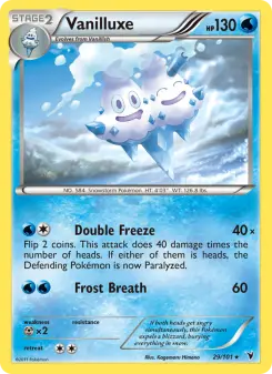 Pokémon-Karte Vanilluxe 029/101