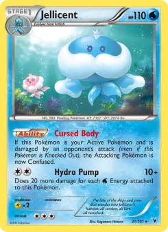 Pokémon-Karte Jellicent 031/101