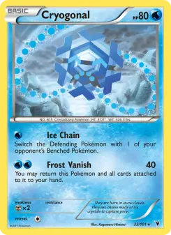 Pokémon-Karte Cryogonal 033/101