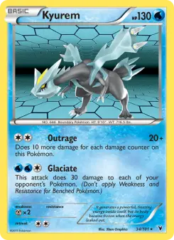 Pokémon-Karte Kyurem 034/101