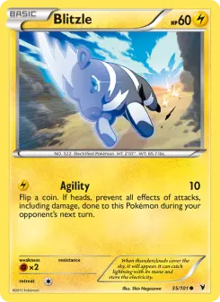 Pokémon-Karte Blitzle 035/101