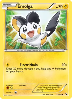 Pokémon-Karte Emolga 037/101