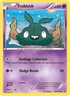Pokémon-Karte Trubbish 048/101