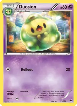 Pokémon-Karte Duosion 051/101