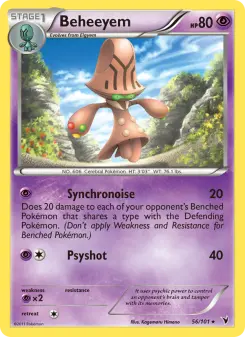 Pokémon-Karte Beheeyem 056/101