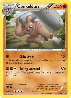 Pokémon-Karte Conkeldurr 065/101