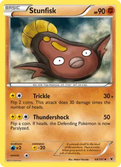 Pokémon-Karte Stunfisk 068/101