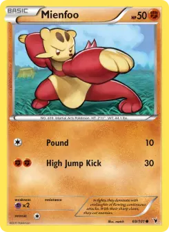 Pokémon-Karte Mienfoo 069/101