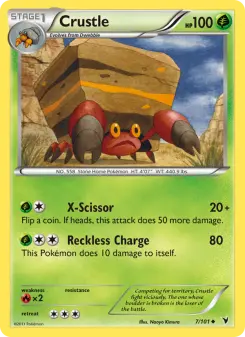Pokémon-Karte Crustle 007/101