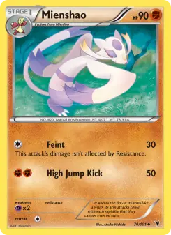 Pokémon-Karte Mienshao 070/101
