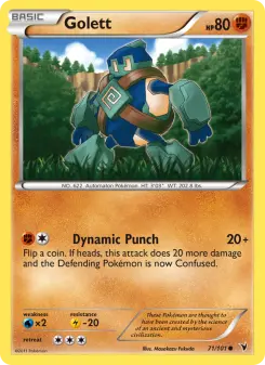 Pokémon-Karte Golett 071/101