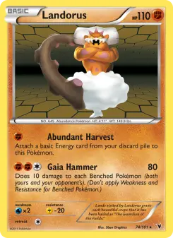 Pokémon-Karte Landorus 074/101