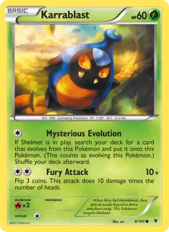 Pokémon-Karte Karrablast 008/101